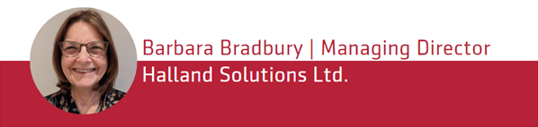 Barbara Bradbury, Managing Director at Halland Solutions Ltd.