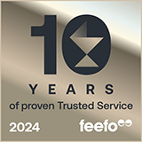 Feefo’s 10 Years of Excellence Award 2024