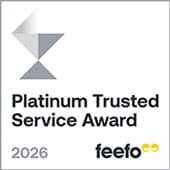 Feefo Platinum Trusted Service Award 2026