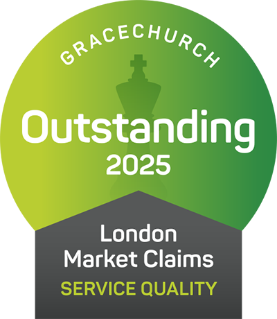 Gracechurch Outstanding 2025 London Market Claims Service Quality Award Badge