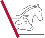 Equine and livestock icon