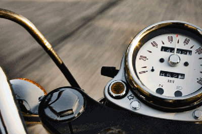 Motorcycle speedometer