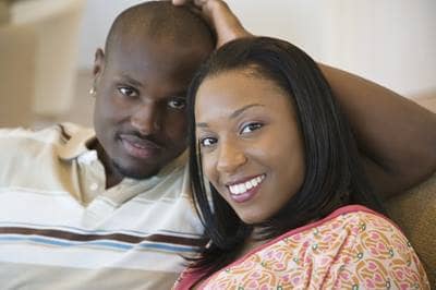 Couple on couch