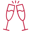 red champagne icon