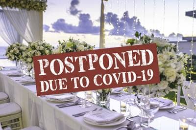 wedding postponed