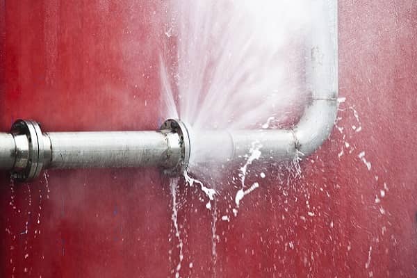 Ruptured pipes and waterlines