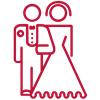groom and bride icon