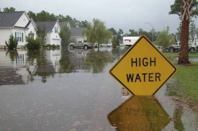 Lightning and water damage