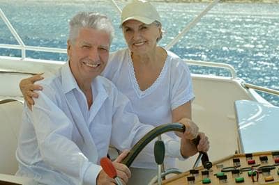 Couple on a new boat