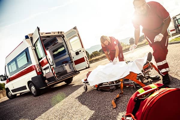 EMS reponding to heat stroke