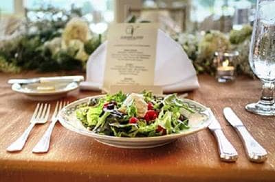 reception place setting